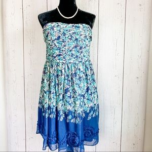 LC Lauren Conrad Floral Print Sleeveless Sundress